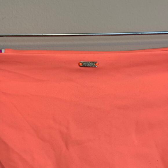 Victoria's Secret Pink Bikini Bottom Swimwear S Coloblock Beach Pool Resortwear - Picture 3 of 5